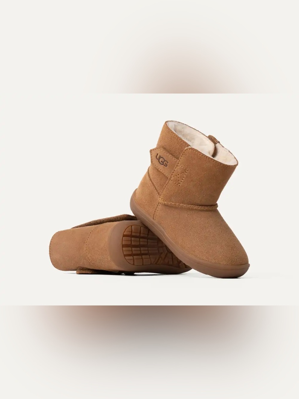 UGG Keelan I| Kids Tan Suede Shearling Boots